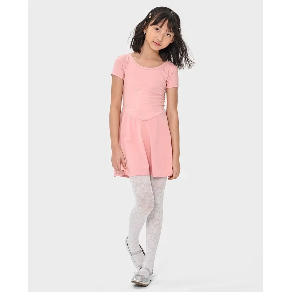 NWT The Children's Place Girls Fit & Flare Tennis Dress Pink Size M 7/8